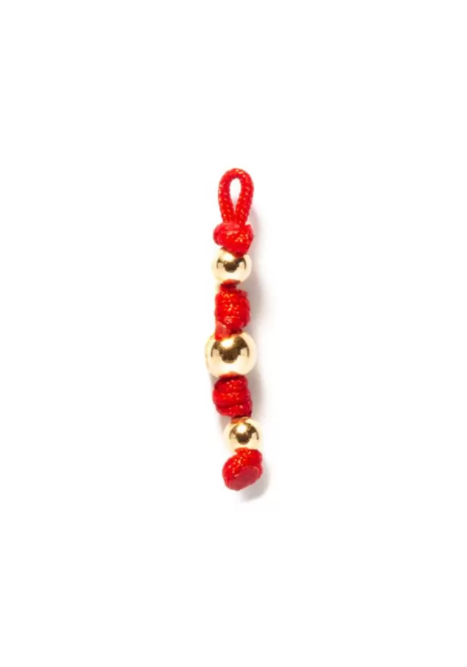 LSonge Pendentif Rouge Sublime Trio De Perles Or New