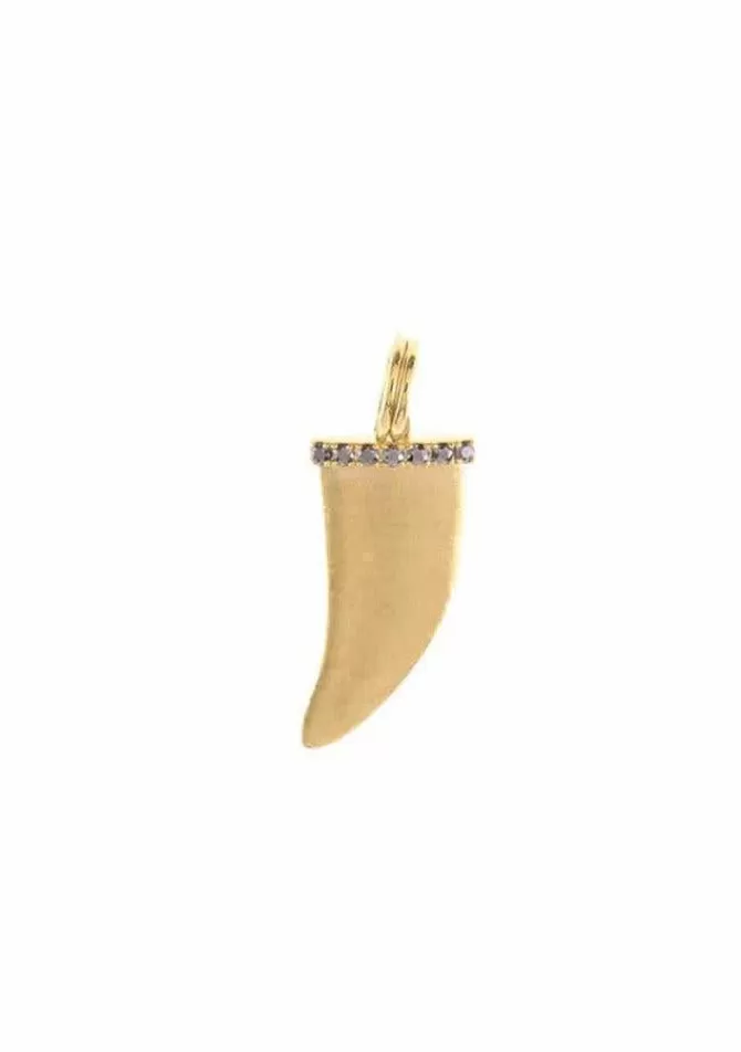 Feidt Pendentif Corne Saphirs Gris New