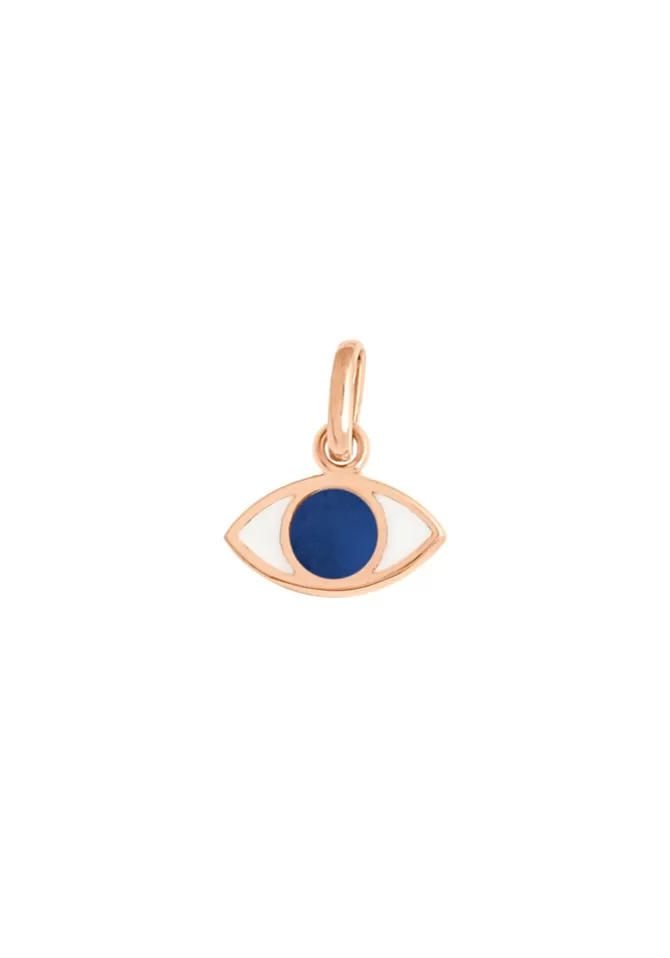 Gigi Clozeau Pendentif Eye Prusse Or Rose Store