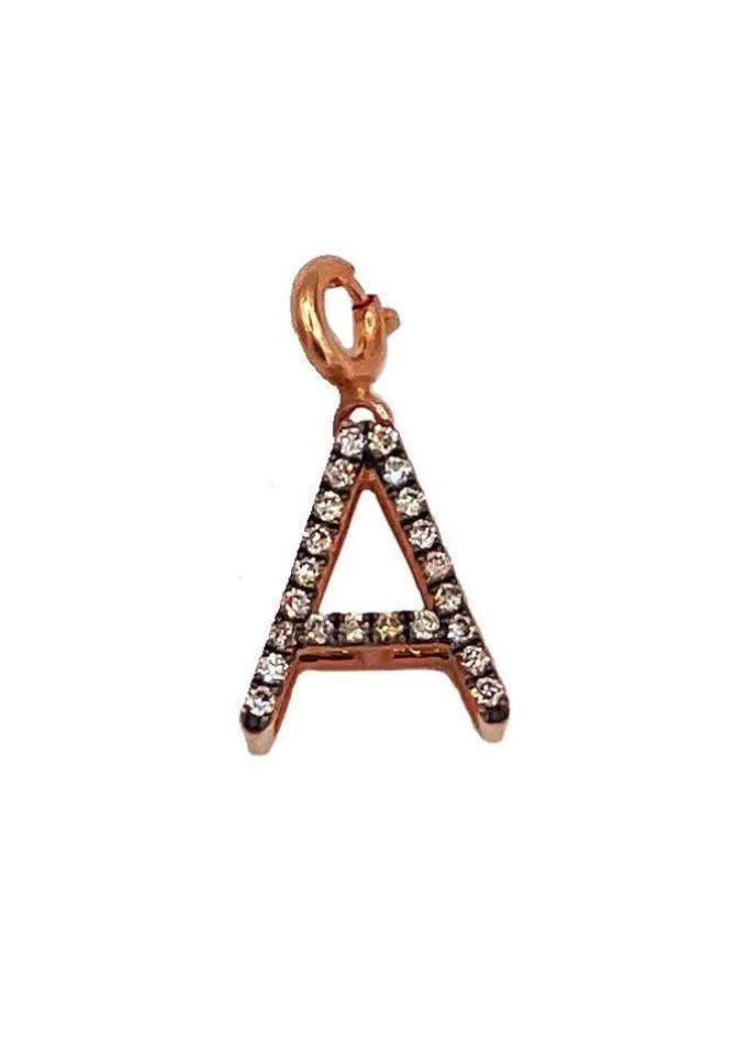 Kismet By Milka Pendentif Lettre A Pavé Diamants Clearance