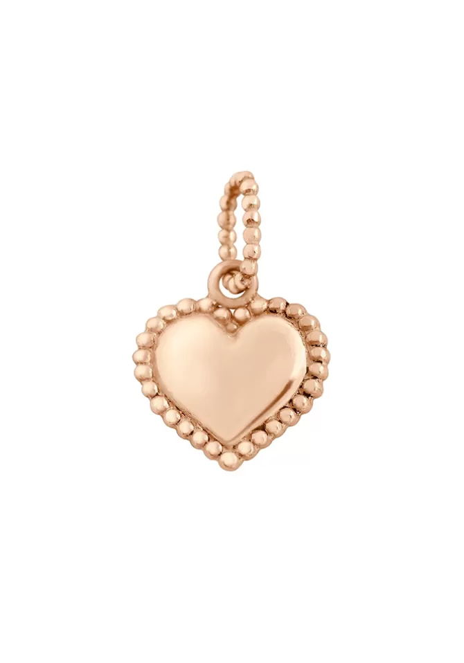 Gigi Clozeau Pendentif Lucky Coeur Or Rose New