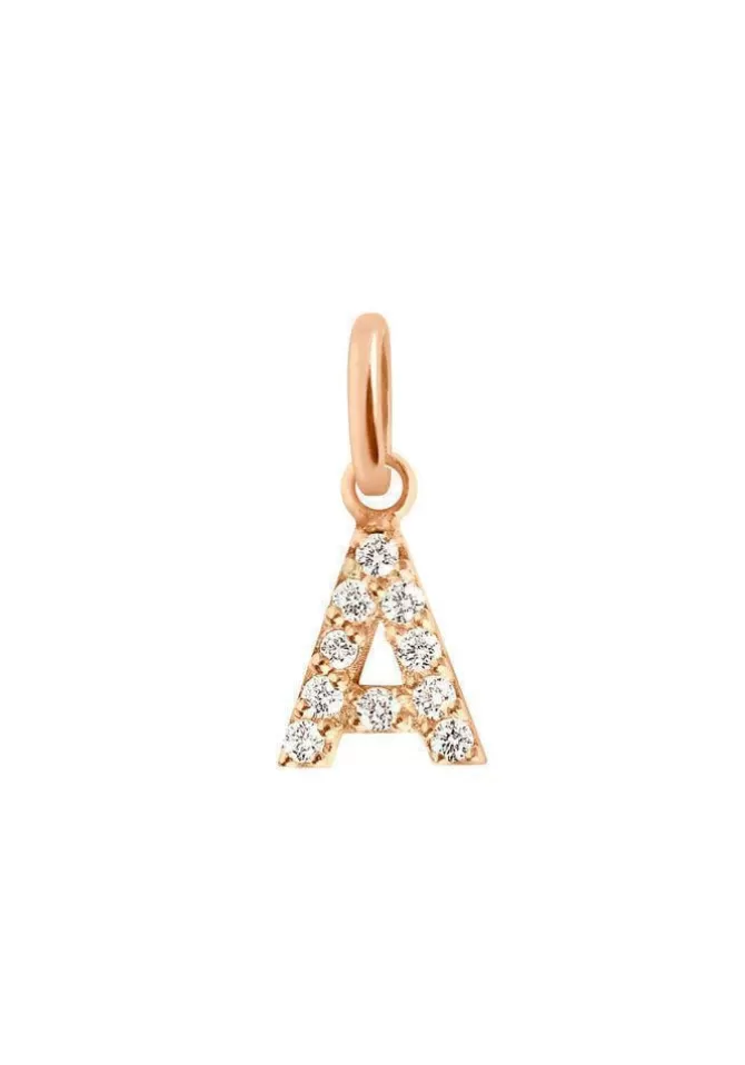 Gigi Clozeau Pendentif Lucky Lettre A Or Rose Flash Sale