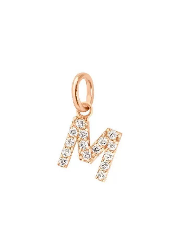 Gigi Clozeau Pendentif Lucky Lettre M Or Rose Best