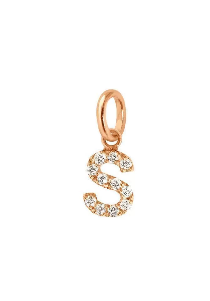 Gigi Clozeau Pendentif Lucky Lettre S Or Rose Flash Sale
