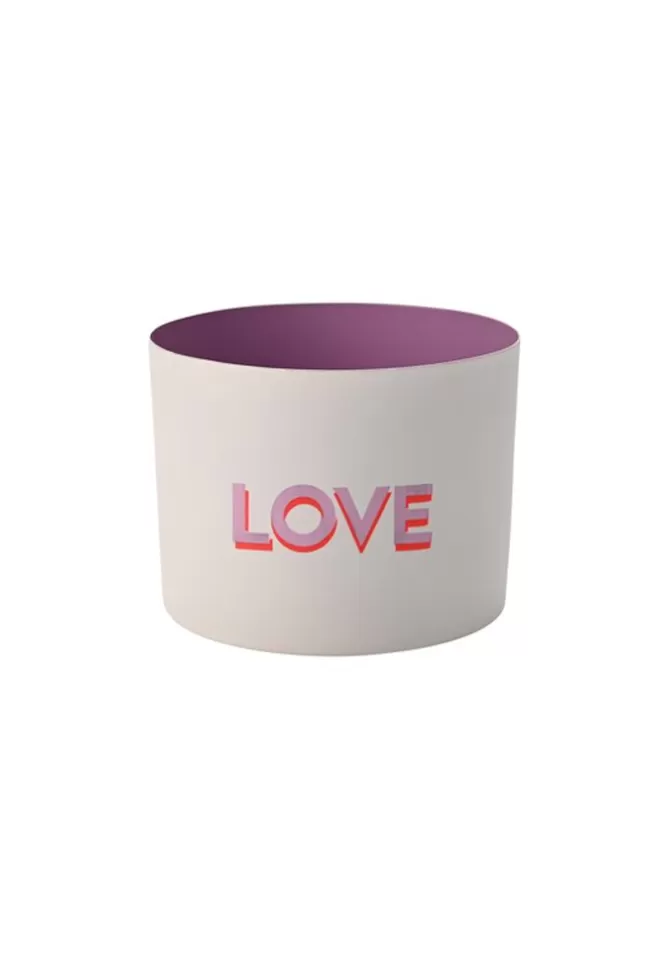 Blush Sélection Décoration Photophore Goa Love Blanc Et Lilas Shop