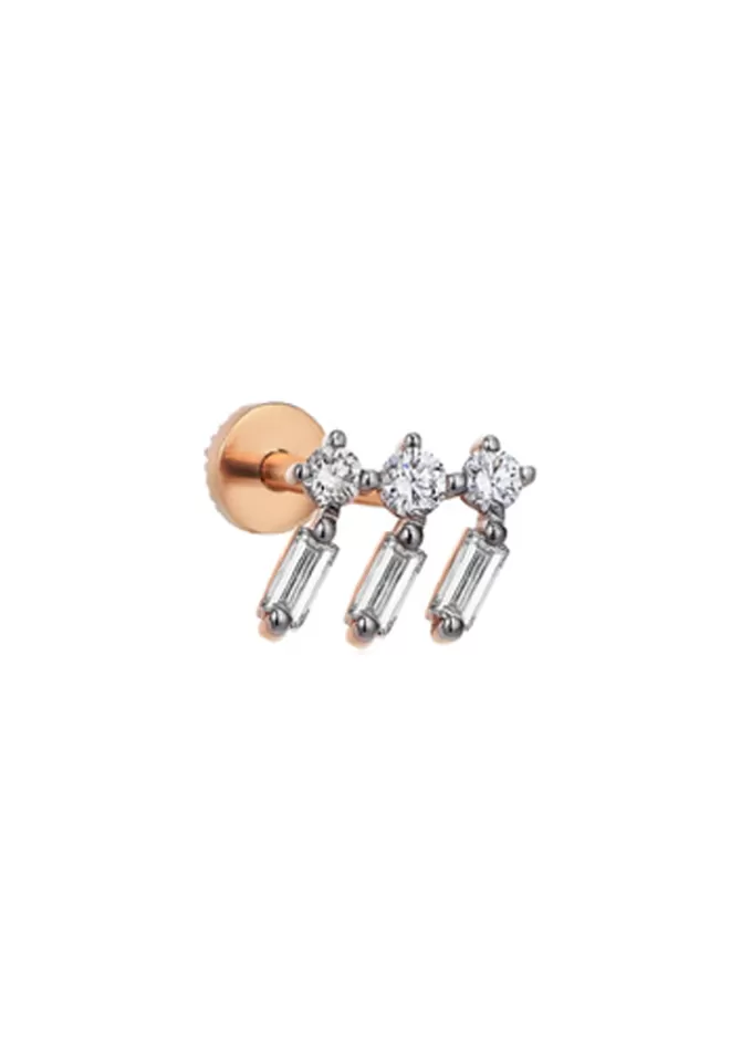 Kismet By Milka Piercing 3 Solitaires Clearance