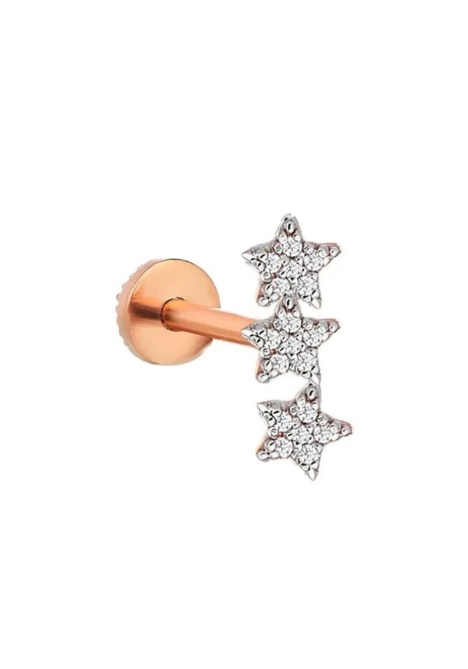 Kismet By Milka Piercing 3 Star Pavé Best Sale