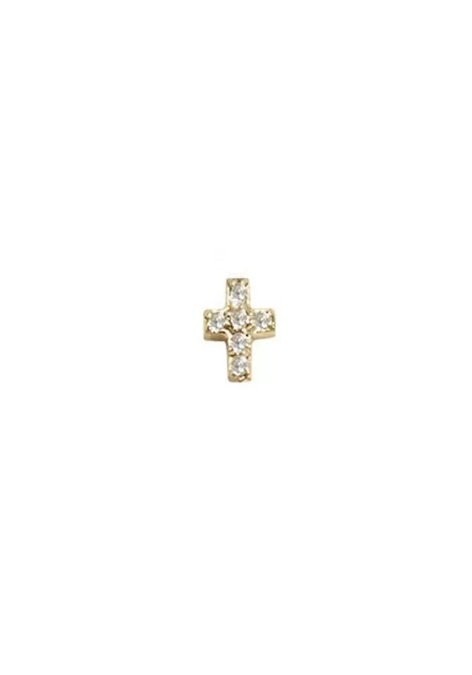 Feidt Piercing Mini Croix Diamants Best Sale
