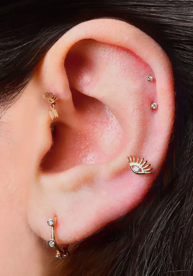 Kismet By Milka Piercing Mini Evil-Eye Best
