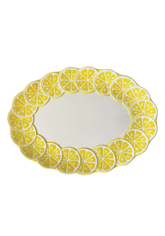 Blush Sélection Décoration Plat Citrus Grand Modèle Online