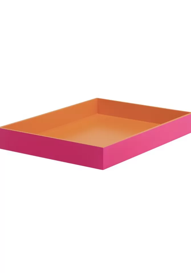 Blush Sélection Décoration Plateau Spa Rectangle Orange Discount