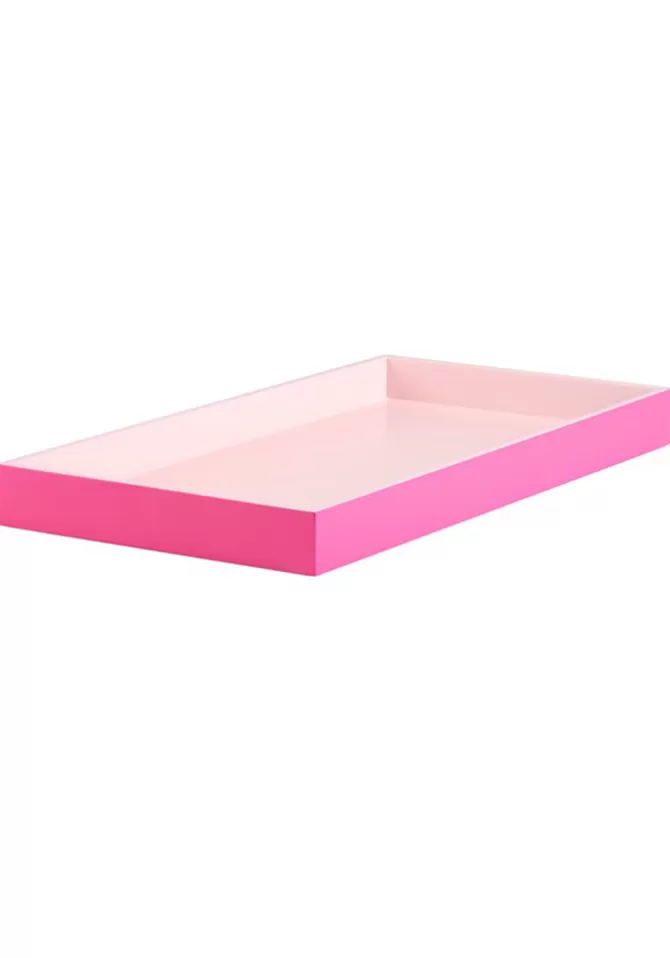 Blush Sélection Décoration Plateau Spa Rectangle Rose Pale Fashion
