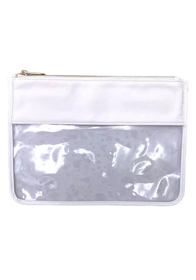 MB Columbia Pochette Oxford Plastique Transparent Et Bande Blanche Best