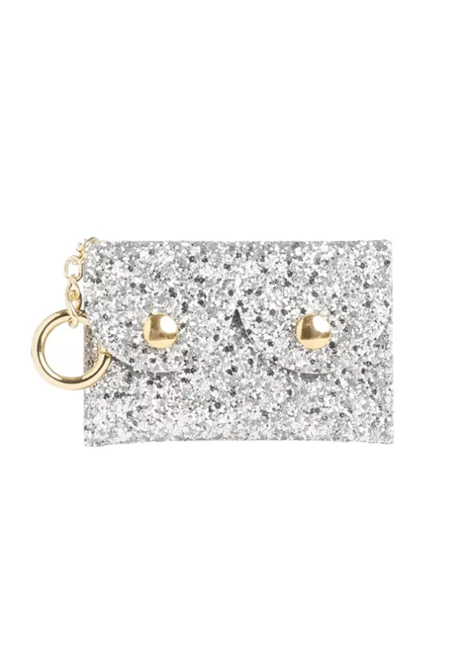 Marie Martens Porte-Cartes Sainte Nitouche Boobs Glitter Silver Shop
