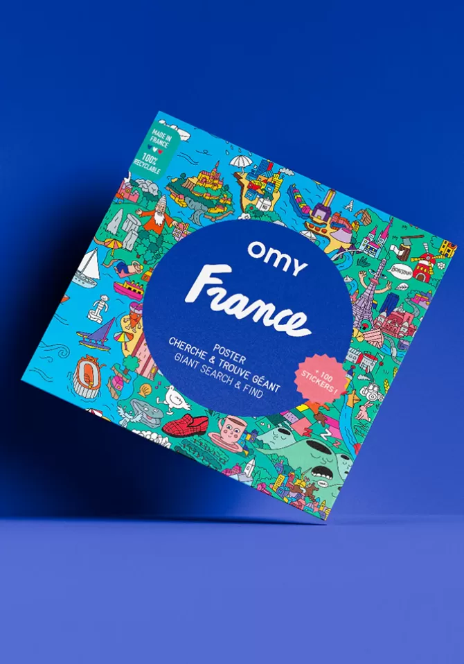 Omy Poster Géant Cherche Et Trouve France Hot