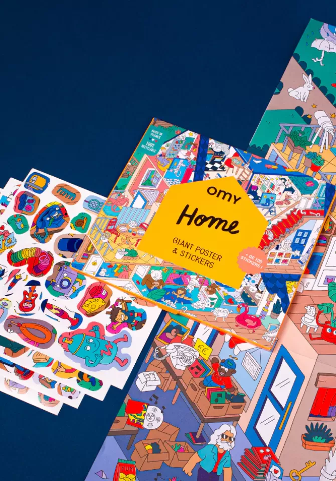 Omy Poster Géant Cherche Et Trouve Home Best Sale