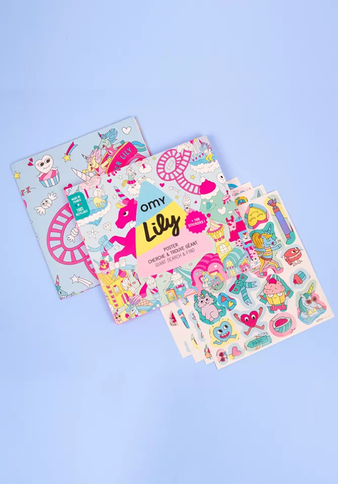 Omy Poster Géant Cherche Et Trouve Lily Best Sale