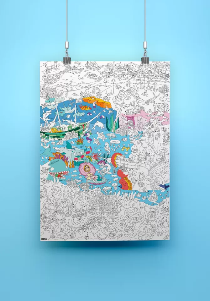 Omy Poster Géant Océan Shop