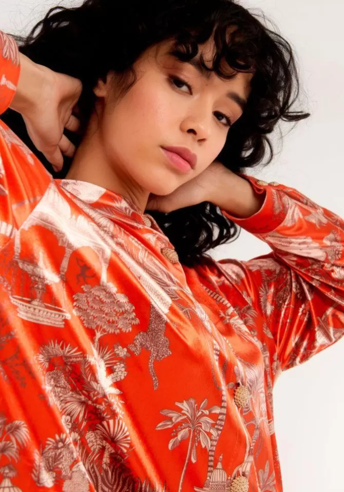 Wild Paris Robe Jaya Rouge Clearance