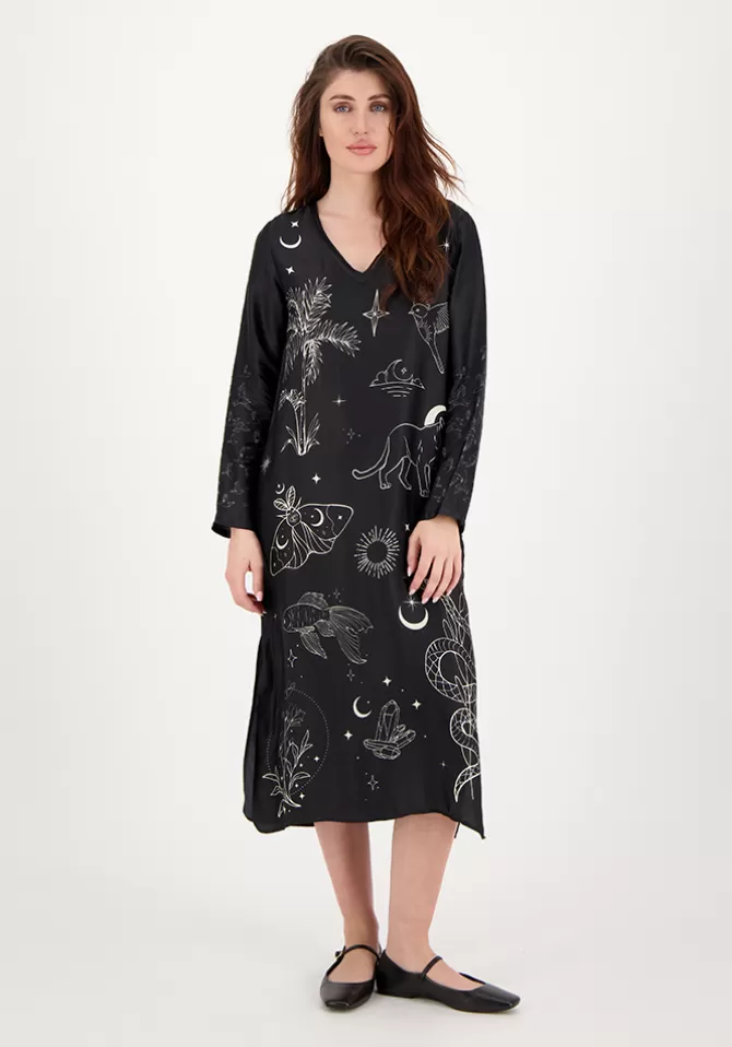 Me369 Robe Violet Black Magic Shop