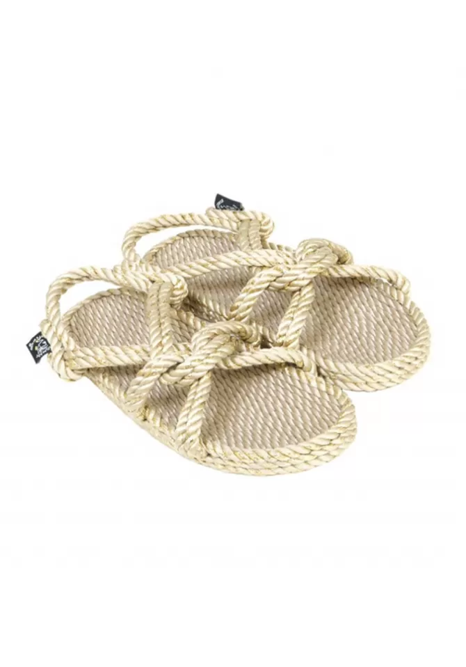 Nomadic State Of Mind Sandales Mountain Momma Beige et Dorées Fashion