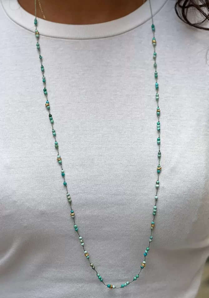 Hanka Ïn Sautoir Bali Turquoise Clearance