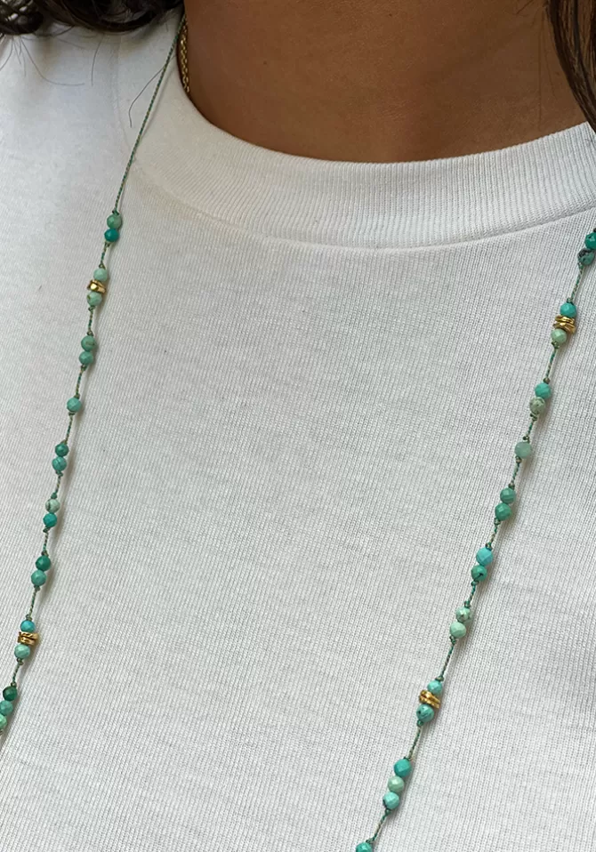 Hanka Ïn Sautoir Bali Turquoise Clearance
