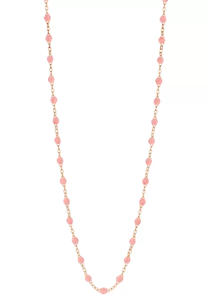 Gigi Clozeau Sautoir Classique Gigi Or Rose Et Résines Blush 86cm Sale