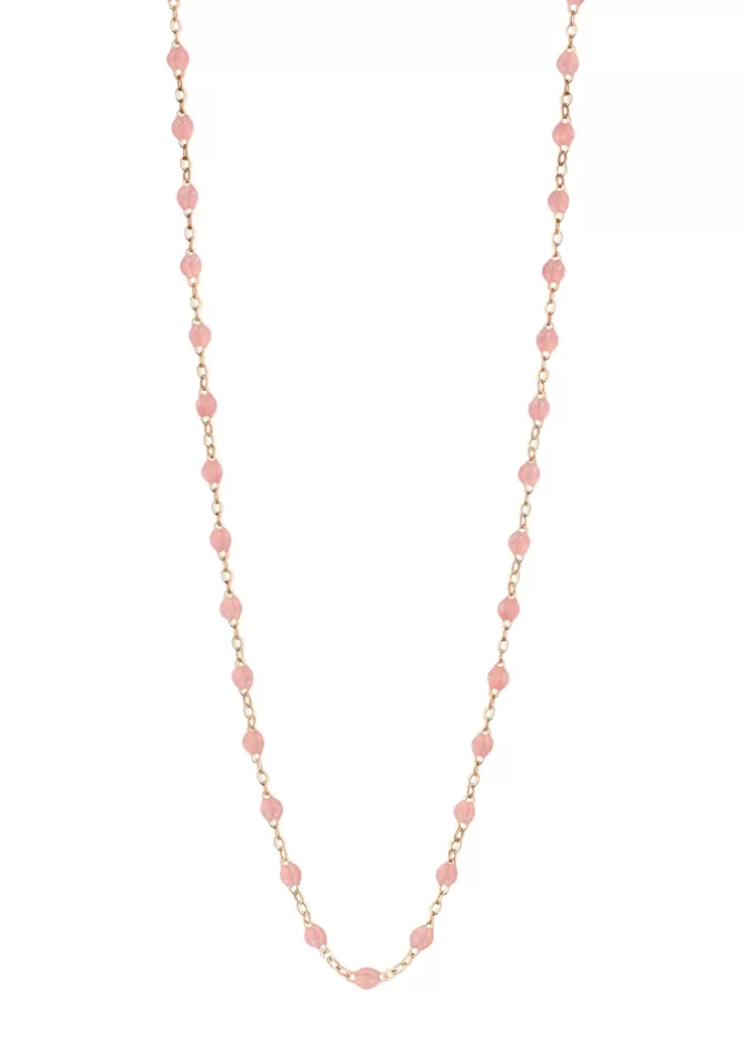 Gigi Clozeau Sautoir Classique Gigi Or Rose Et Résines Blush 60cm Discount