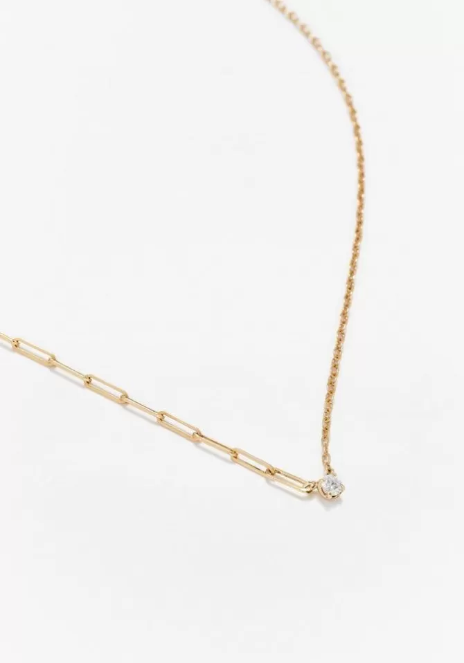 Yvonne Léon Sautoir Solitaire Diamant Discount
