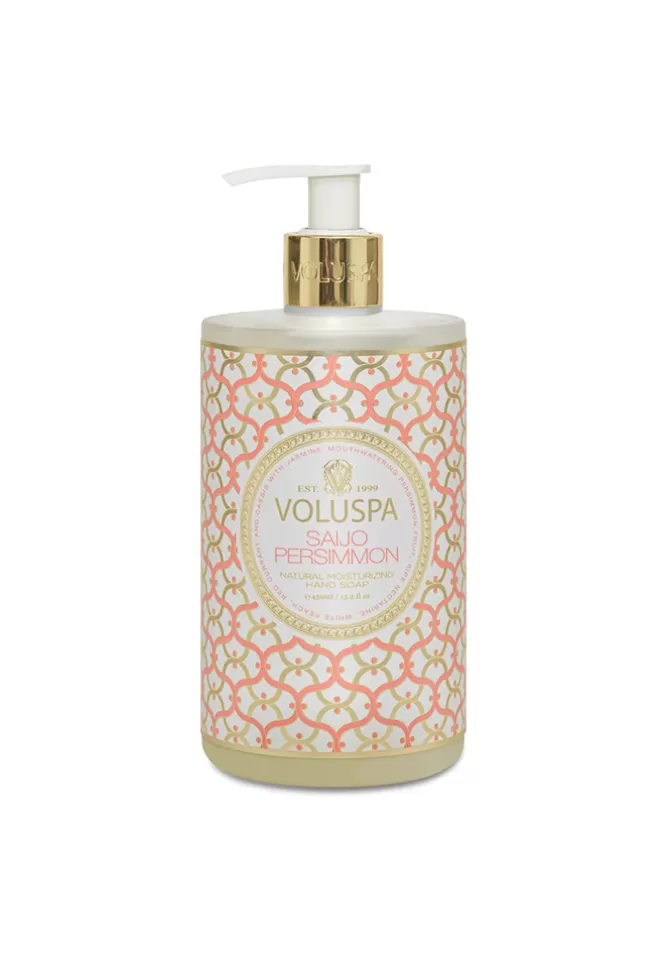 Voluspa Savon Pour Les Mains Hydratant Saijo Persimmon New