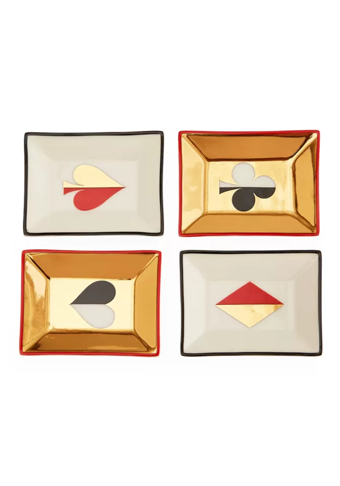 Jonathan Adler Set De 4 Mini Vides Poches Dealer's Choice Outlet