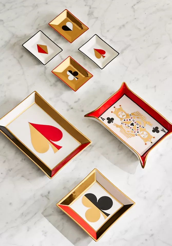 Jonathan Adler Set De 4 Mini Vides Poches Dealer's Choice Outlet