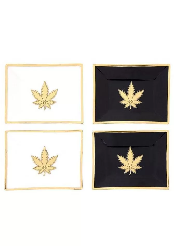 Jonathan Adler Set De 4 Petits Vides Poches "Hashish" Hot