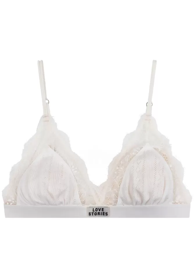 Love Stories Soutien-Gorge Love Lace Off White Cheap