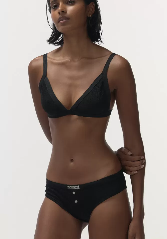 Love Stories Soutien-Gorge Uma Noir irisé Sale