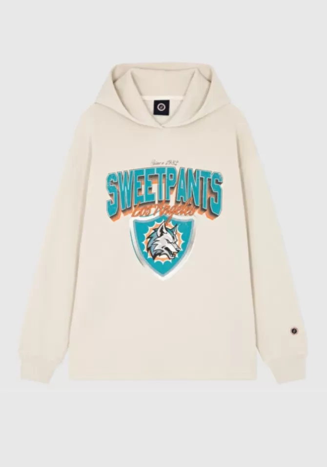 Sweet Pants Sweat Los Angeles Hoodie Cream Sale