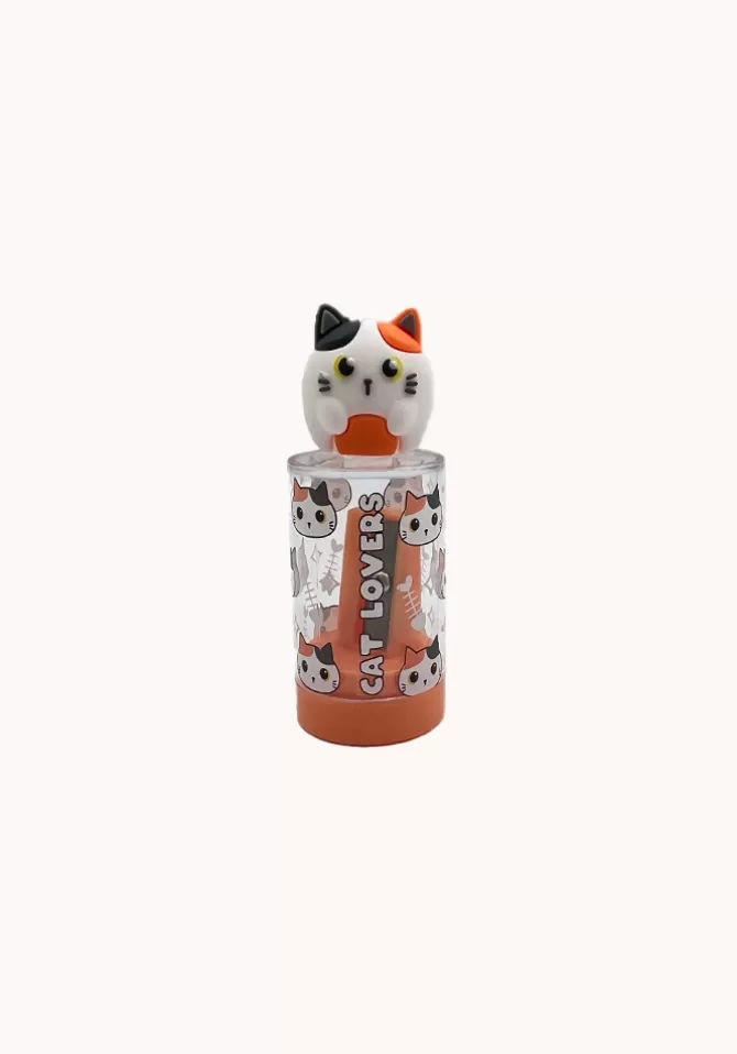 Blush Sélection Décoration Taille Crayon Avec Motif 3D Chat Gris Online