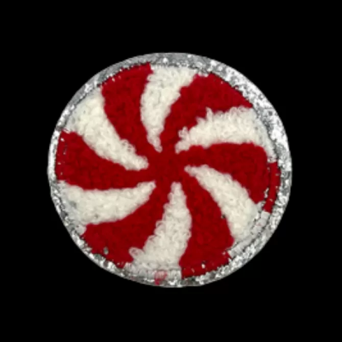 MB Columbia Thermocollant Rond Rouge Et Blanc Fashion