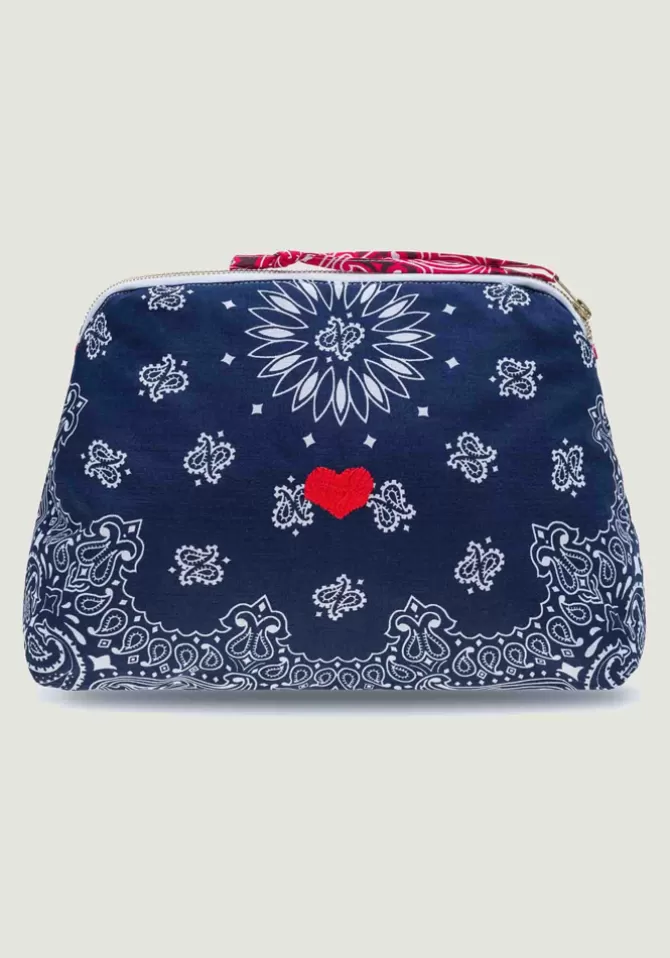 Call It By Your Name Trousse De Toilette Bandana Navy Real Red Fashion