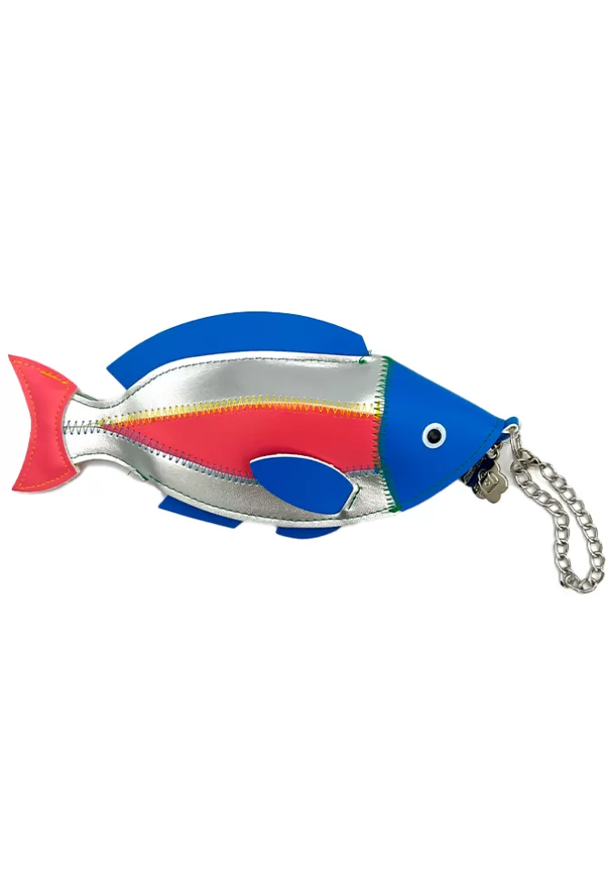 Blush Sélection Maroquinerie Trousse Yup! Poisson Bleu Discount