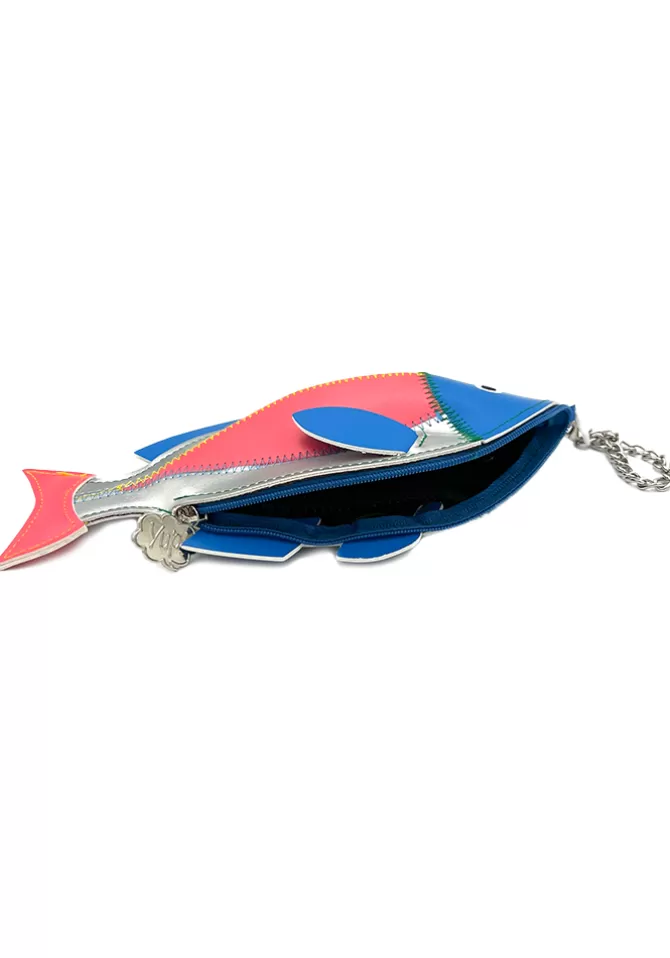 Blush Sélection Maroquinerie Trousse Yup! Poisson Bleu Discount