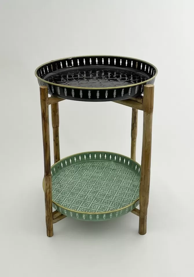 Bazar De Luxe Trépied Double En Bambou Best