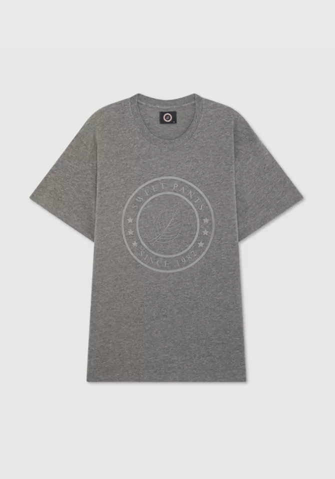 Sweet Pants T-Shirt Logo Basic Tee Dark Marl Outlet