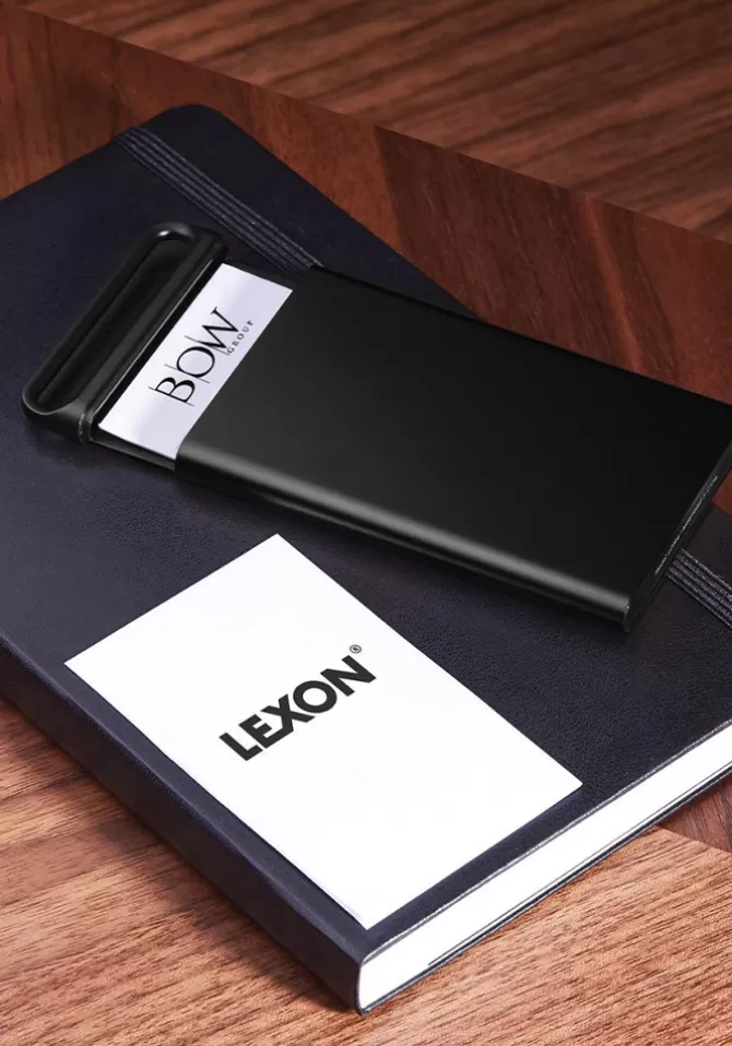 Lexon Étui Cartes De Visite Nomaday Noir Fashion