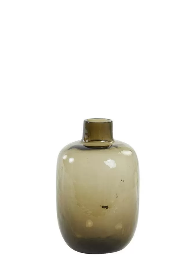 Blush Sélection Décoration Vase Dakar Brun Transparent Petit Modèle Store
