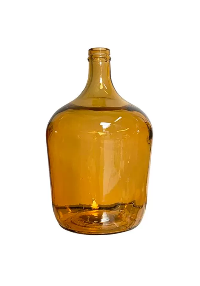 Blush Sélection Décoration Vase Dame Jeanne Verre Ocre Store
