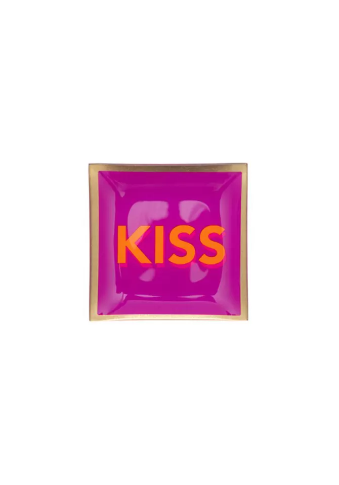Blush Sélection Décoration Vide Poche Kiss Carré Fuchsia Flash Sale