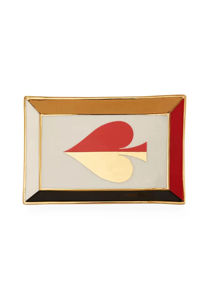 Jonathan Adler Vide Poche Rectangle Dealer's Choice Pique Store