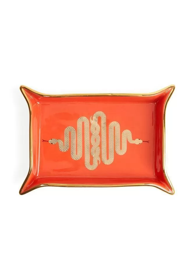 Jonathan Adler Vide Poche Snake Valet Rectangle Pincé Cheap